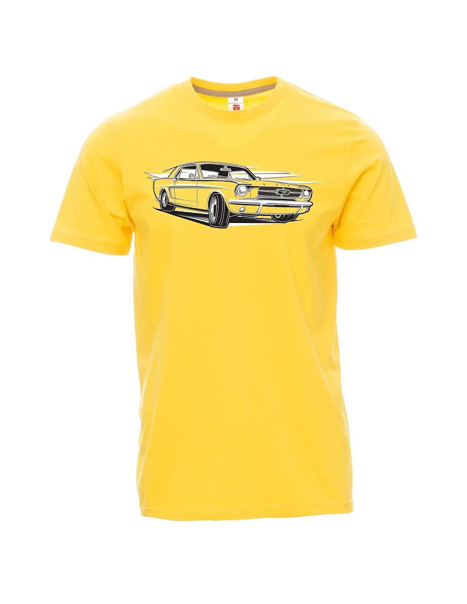 Yellow men´s T-shirt Mustang