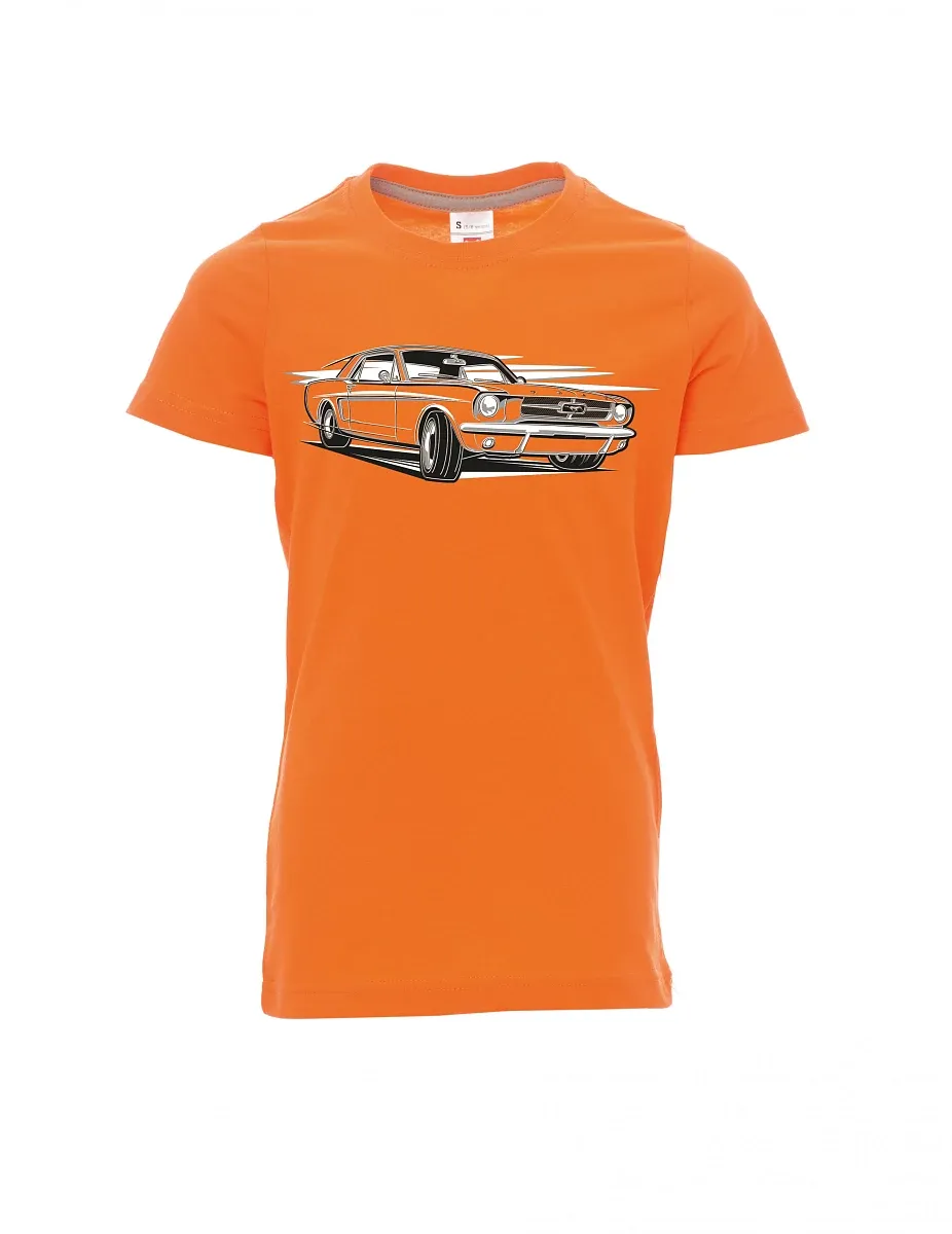 Orange children´s T-shirt Mustang