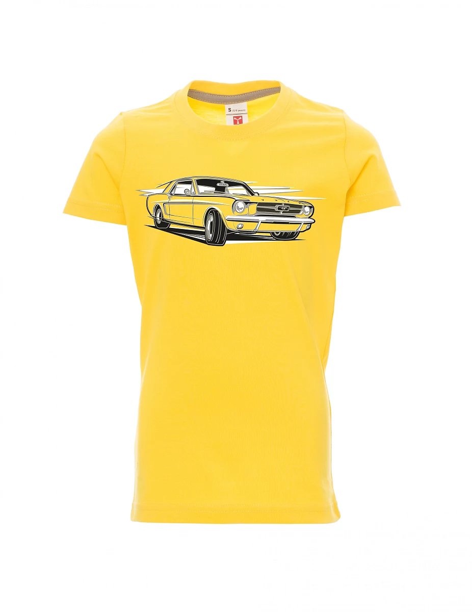 Yellow children´s T-shirt Mustang