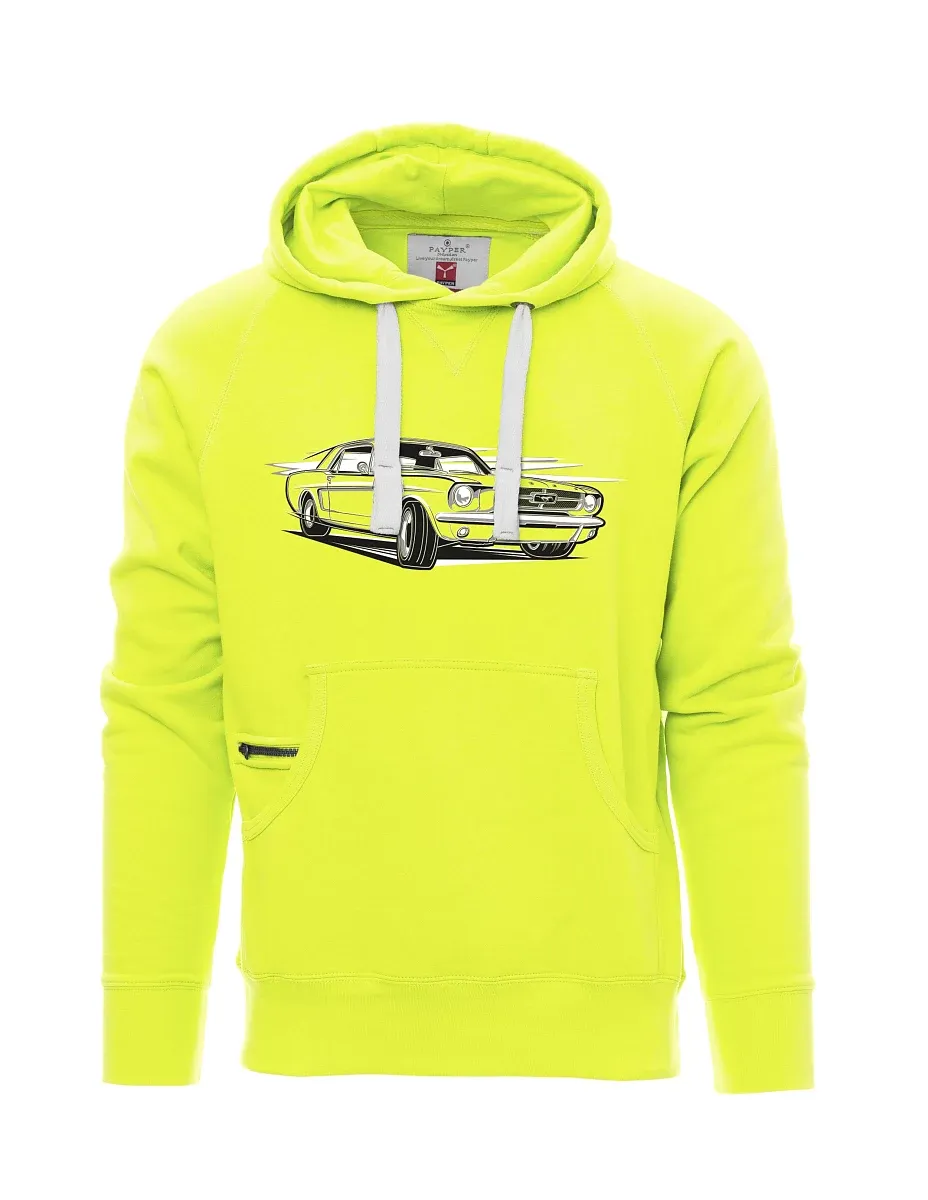 Fluorescent men´s sweatshirt Mustang