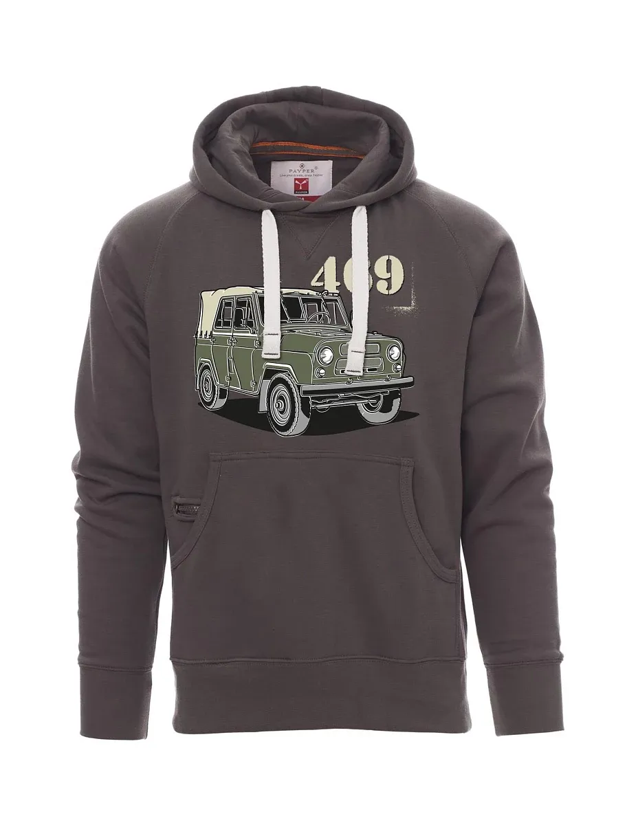 Grey men´s sweatshirt UAZ 469