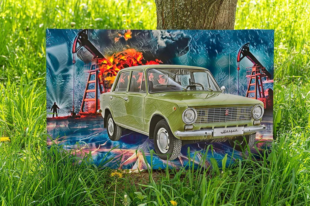 Painting Lada-Žiguli