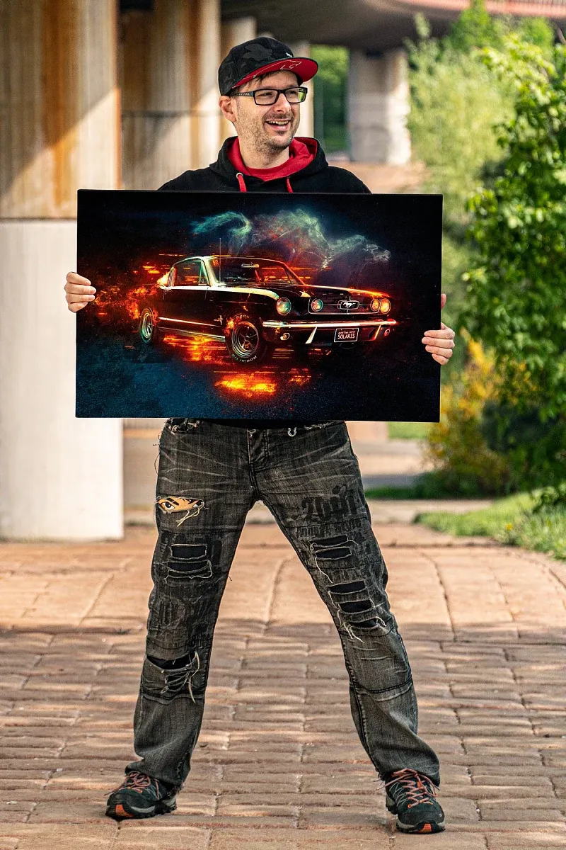 Painting Mustang