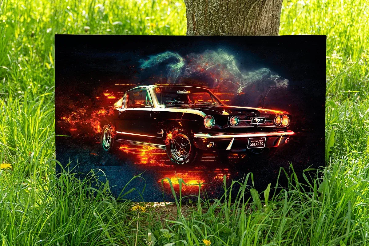Painting Mustang