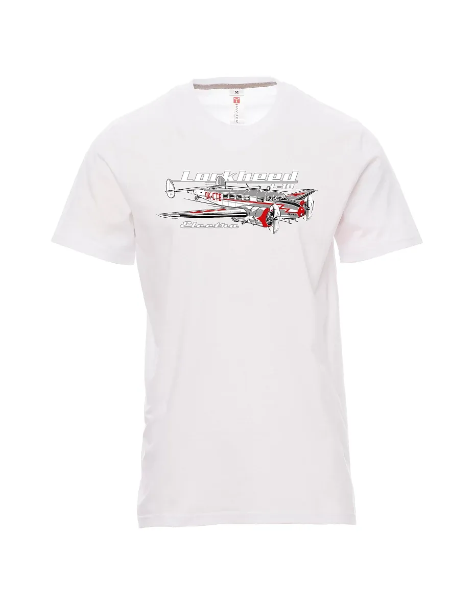 White men´s T-shirt Lockheed L-10