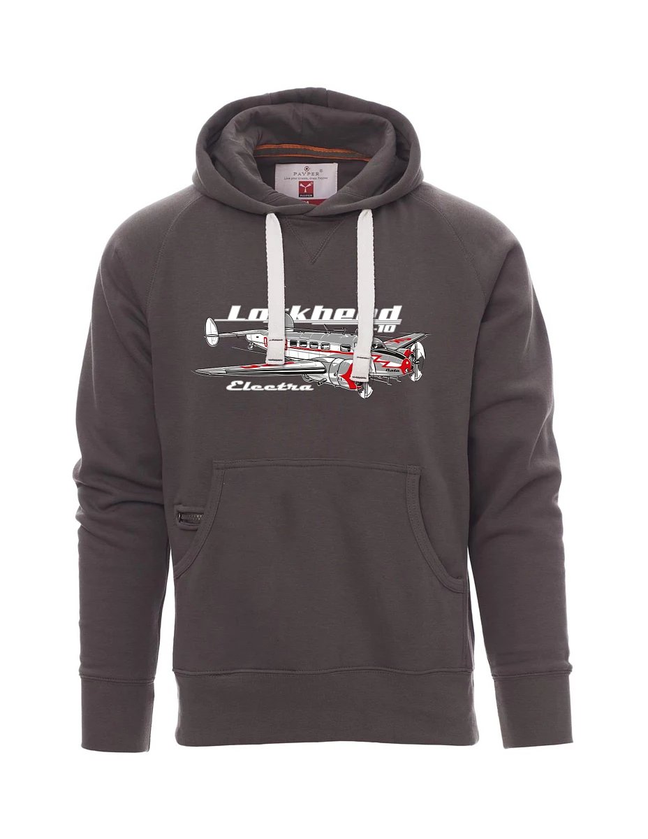 Grey men´s sweatshirt Lockheed L-10