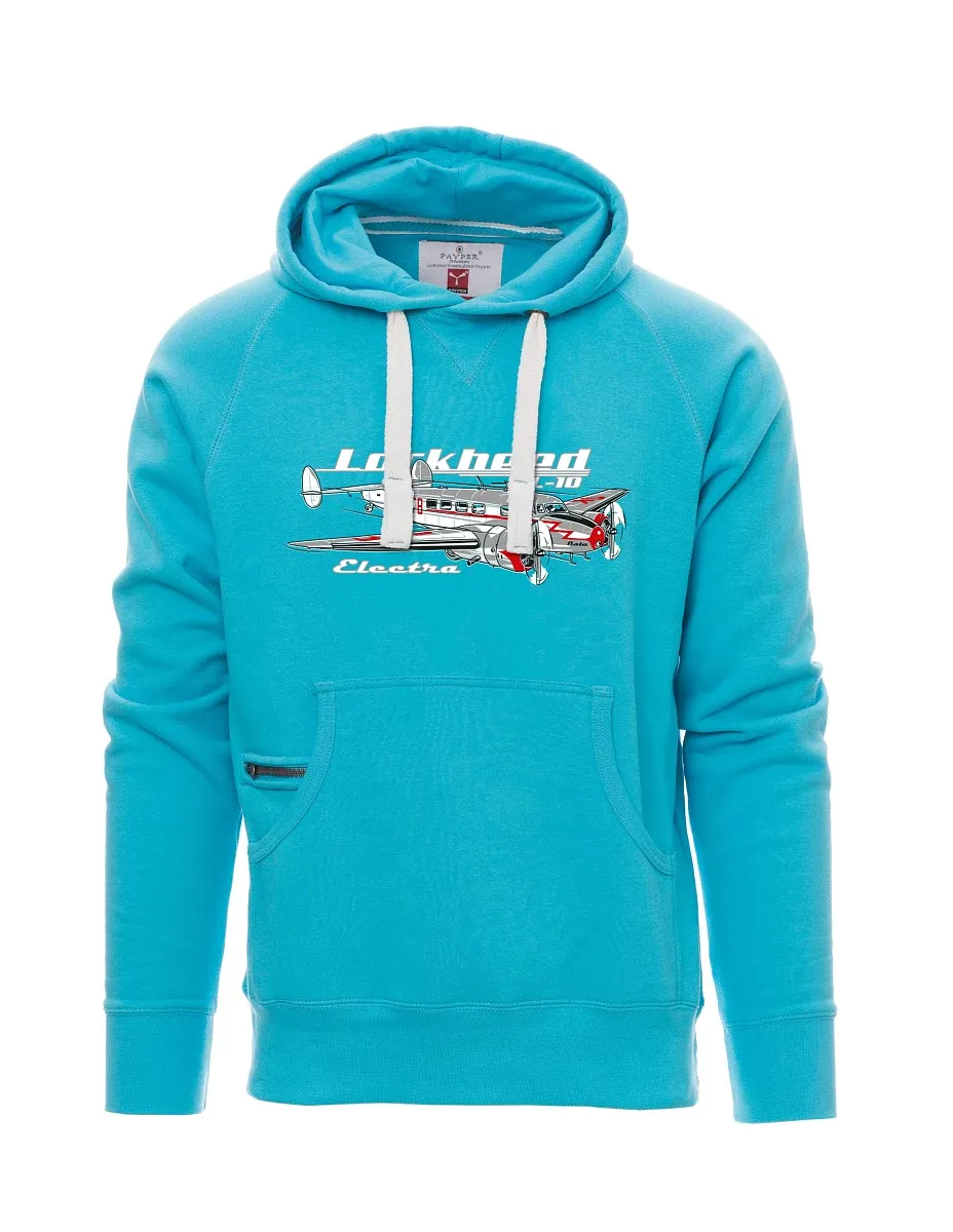 Light blue men´s sweatshirt Lockheed L-10