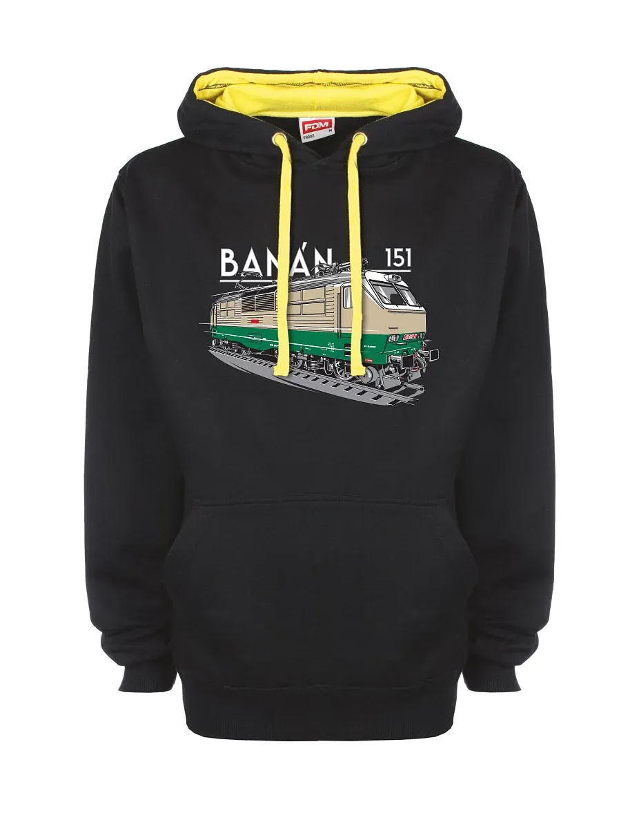Yellow-black sweatshirt Electric locomotive 151 "banana"