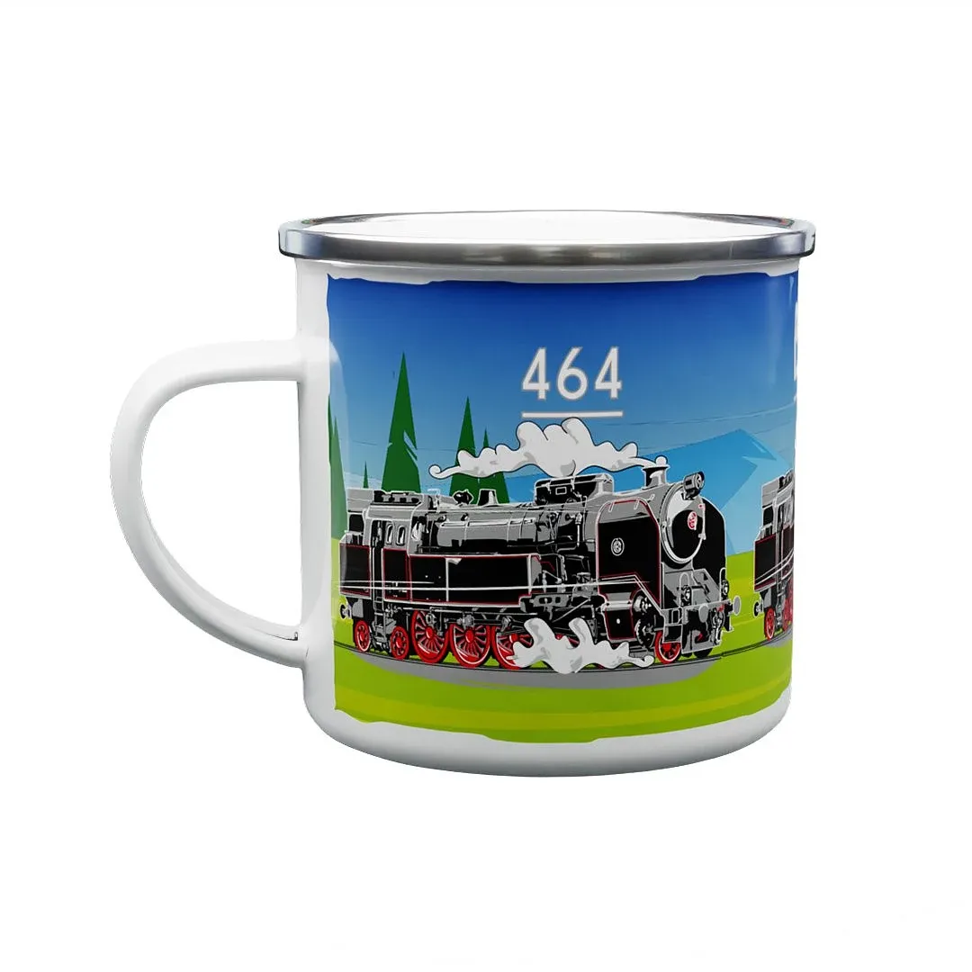 Tin mug Locomotive 464  330 ml
