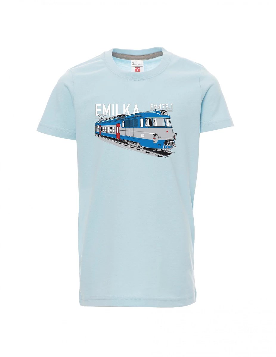 Pale blue children´s T-shirt Electrical units 475.1