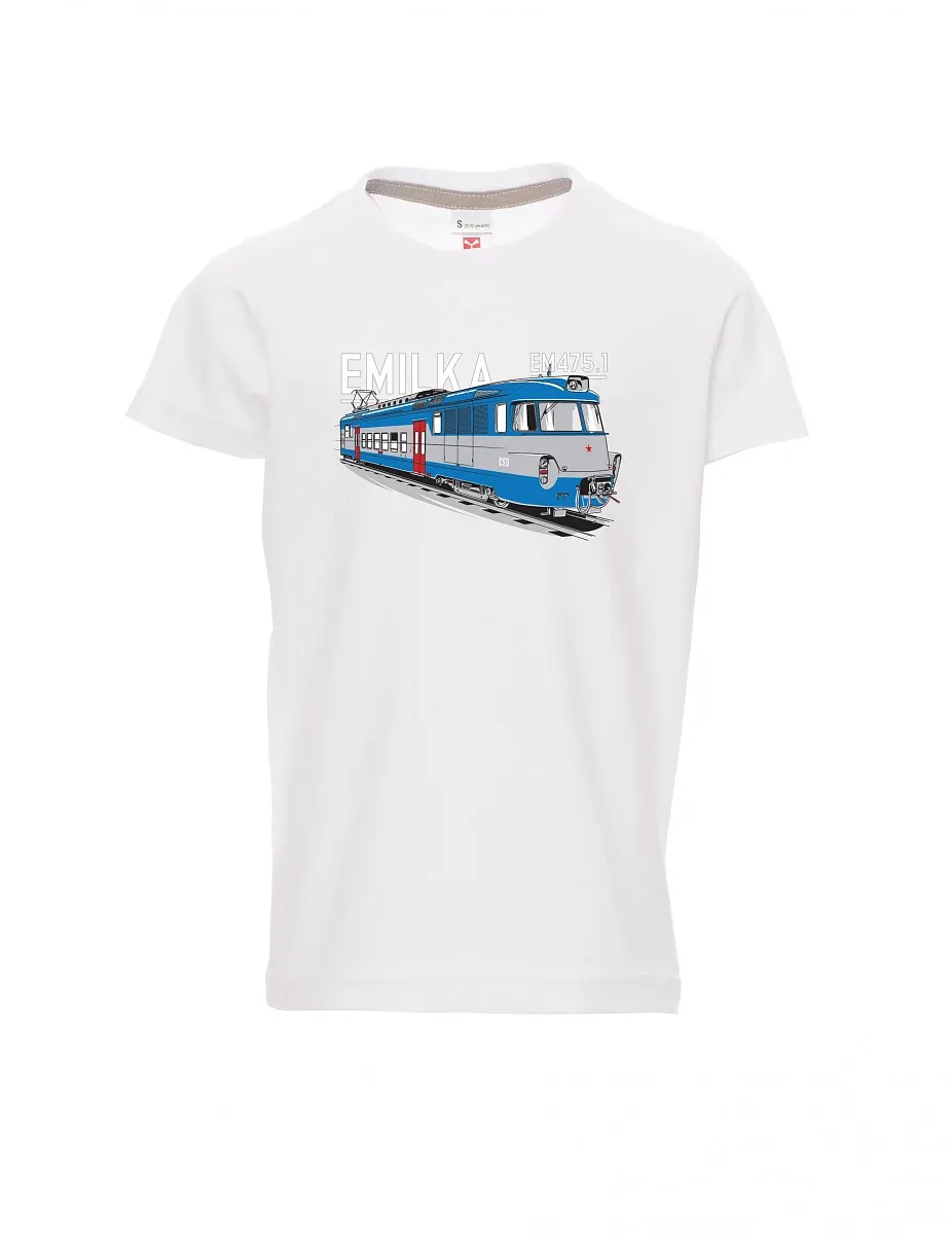 White children´s T-shirt Electrical units 475.1