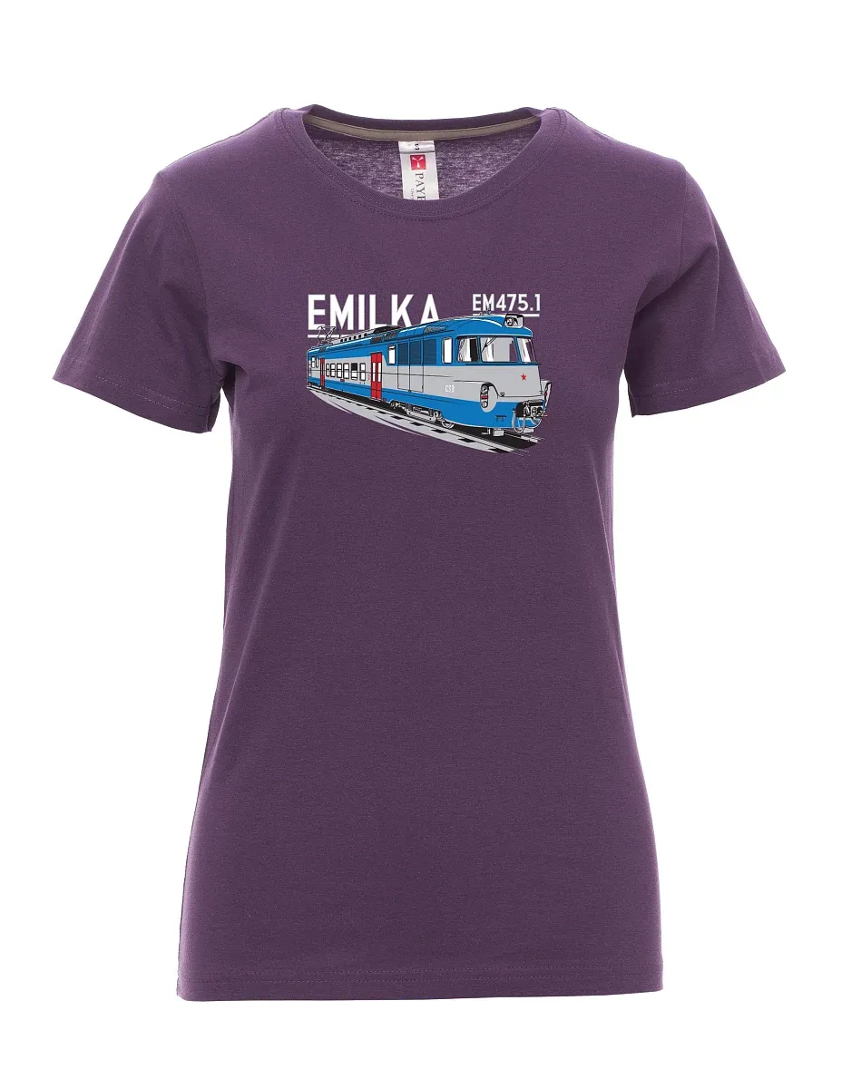 Purple women´s T-shirt Electrical units 475.1