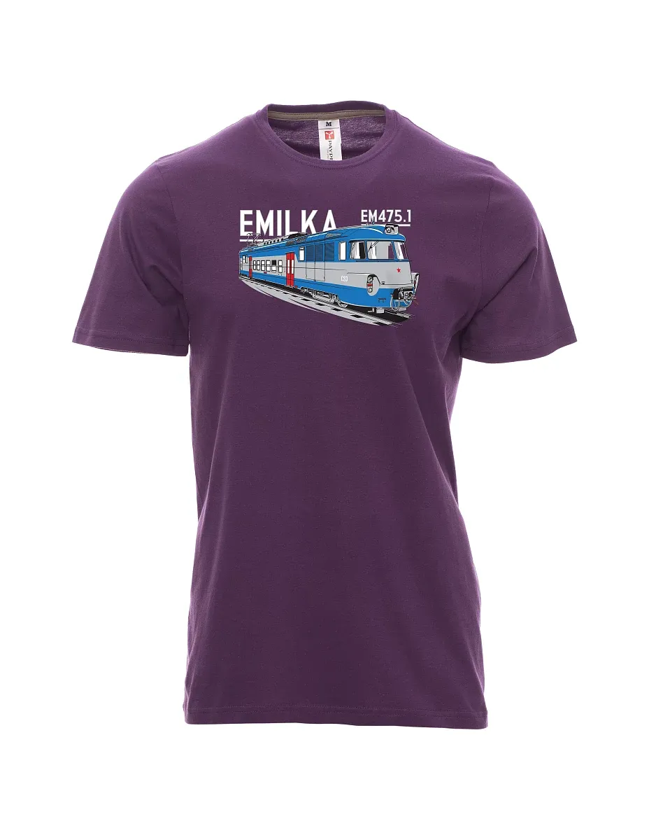 Purple men´s T-shirt Electrical units 475.1