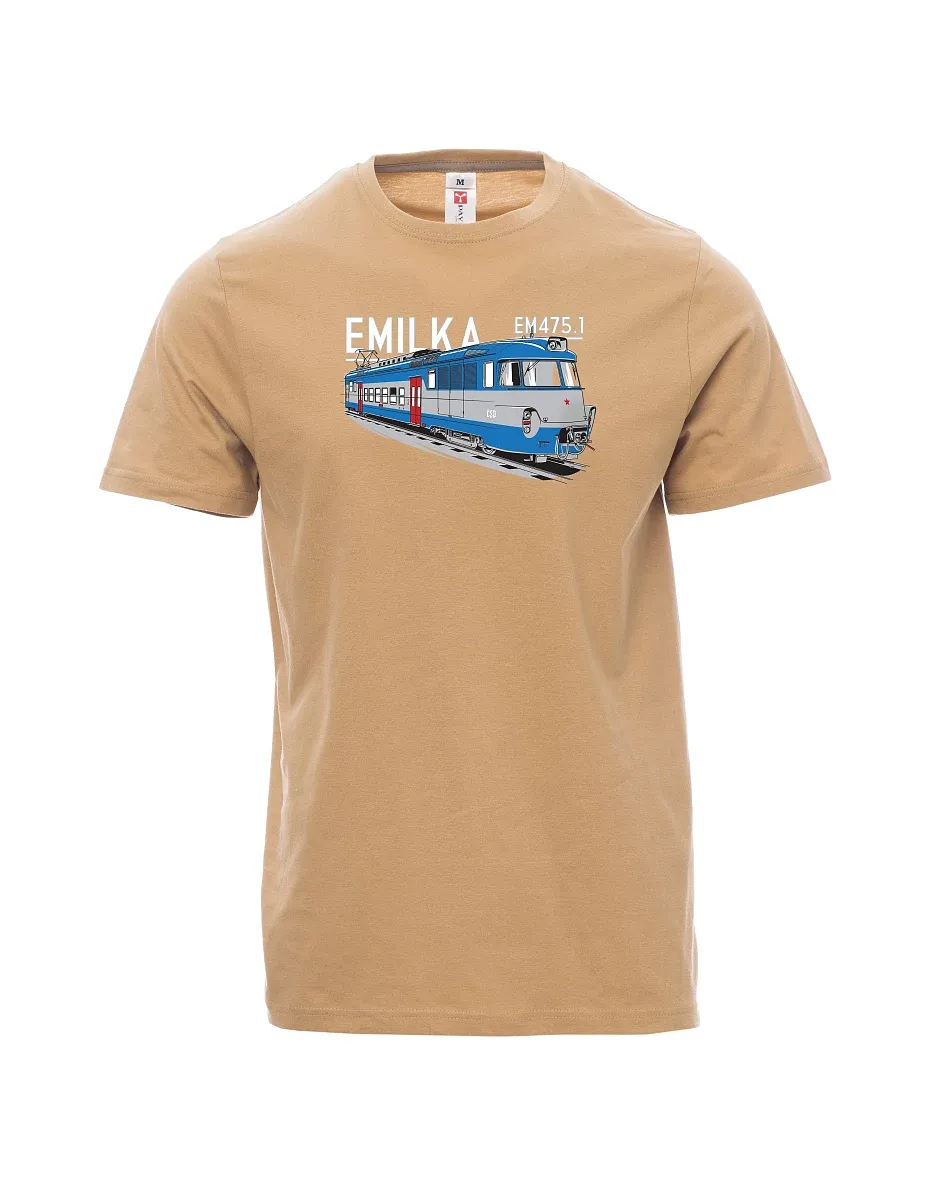 Brown men´s T-shirt Electrical units 475.1