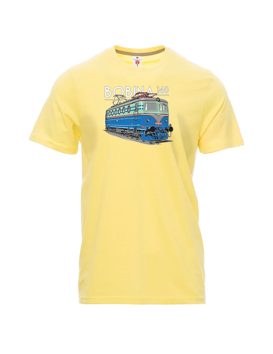 Light yellow men´s T-shirt Locomotive 140