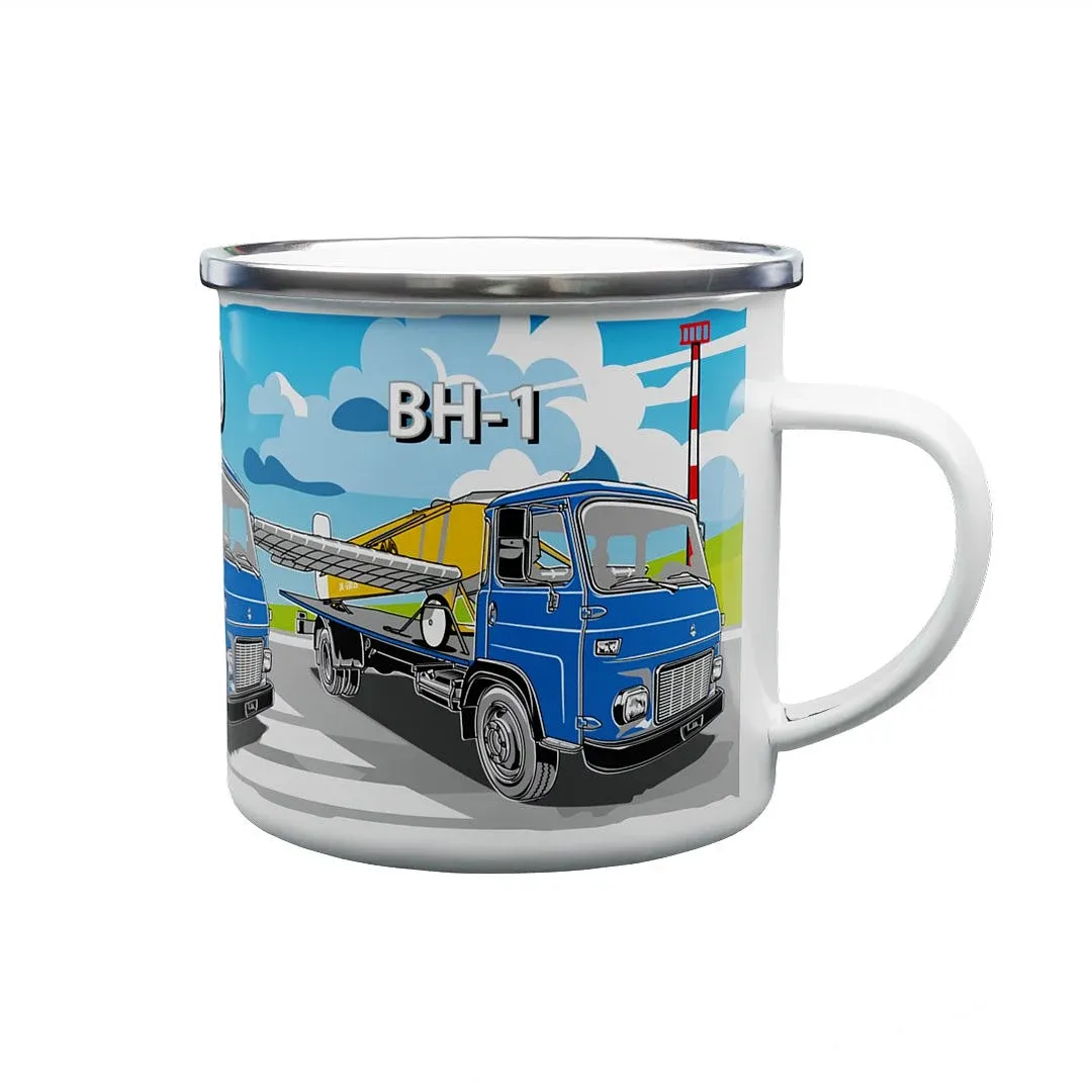 Tin mug Avia A30 and airplane BH - 1 330 ml