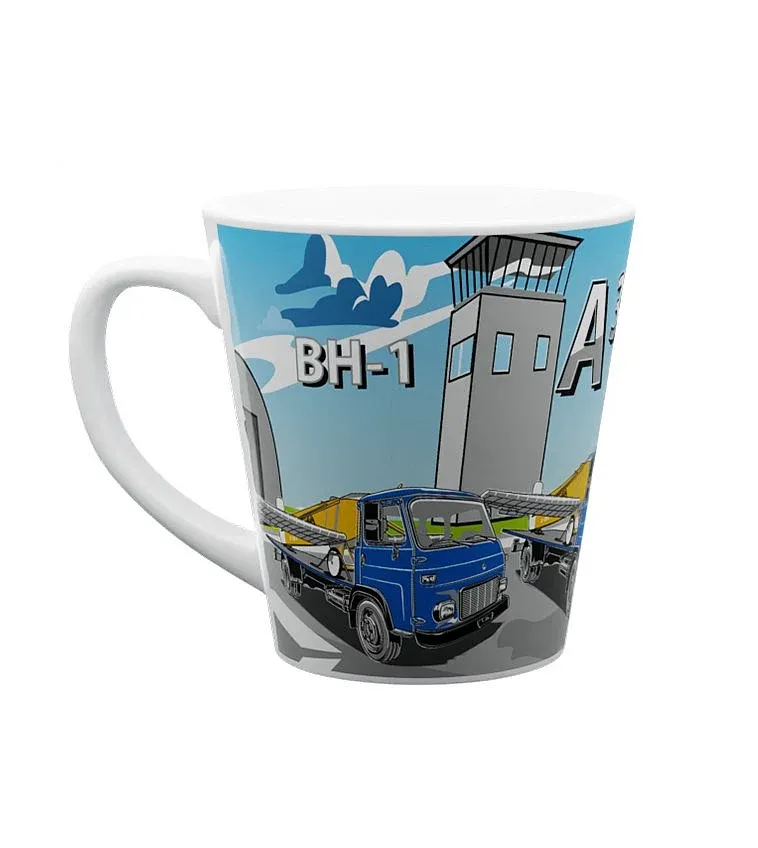 Ceramic mug Avia A30 and airplane BH - 1 300 ml