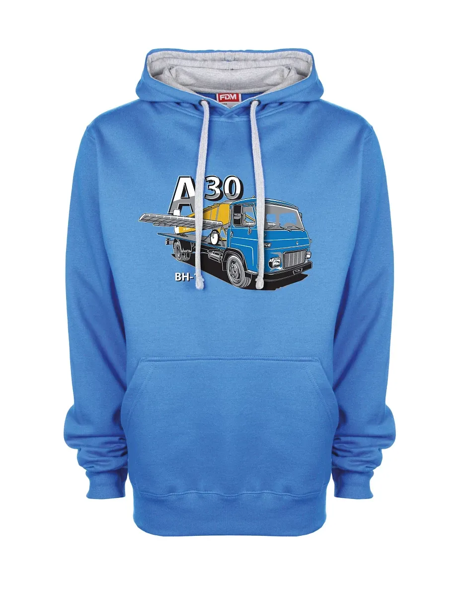 Grey-blue sweatshirt Avia A30 a airplane BH - 1