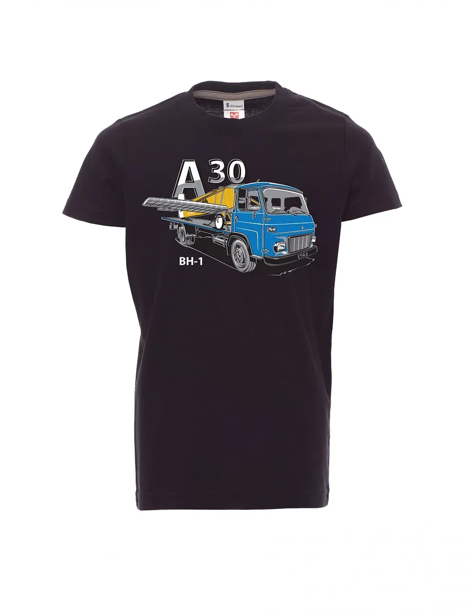 Black children´s T-shirt Avia A30 a airplane BH - 1