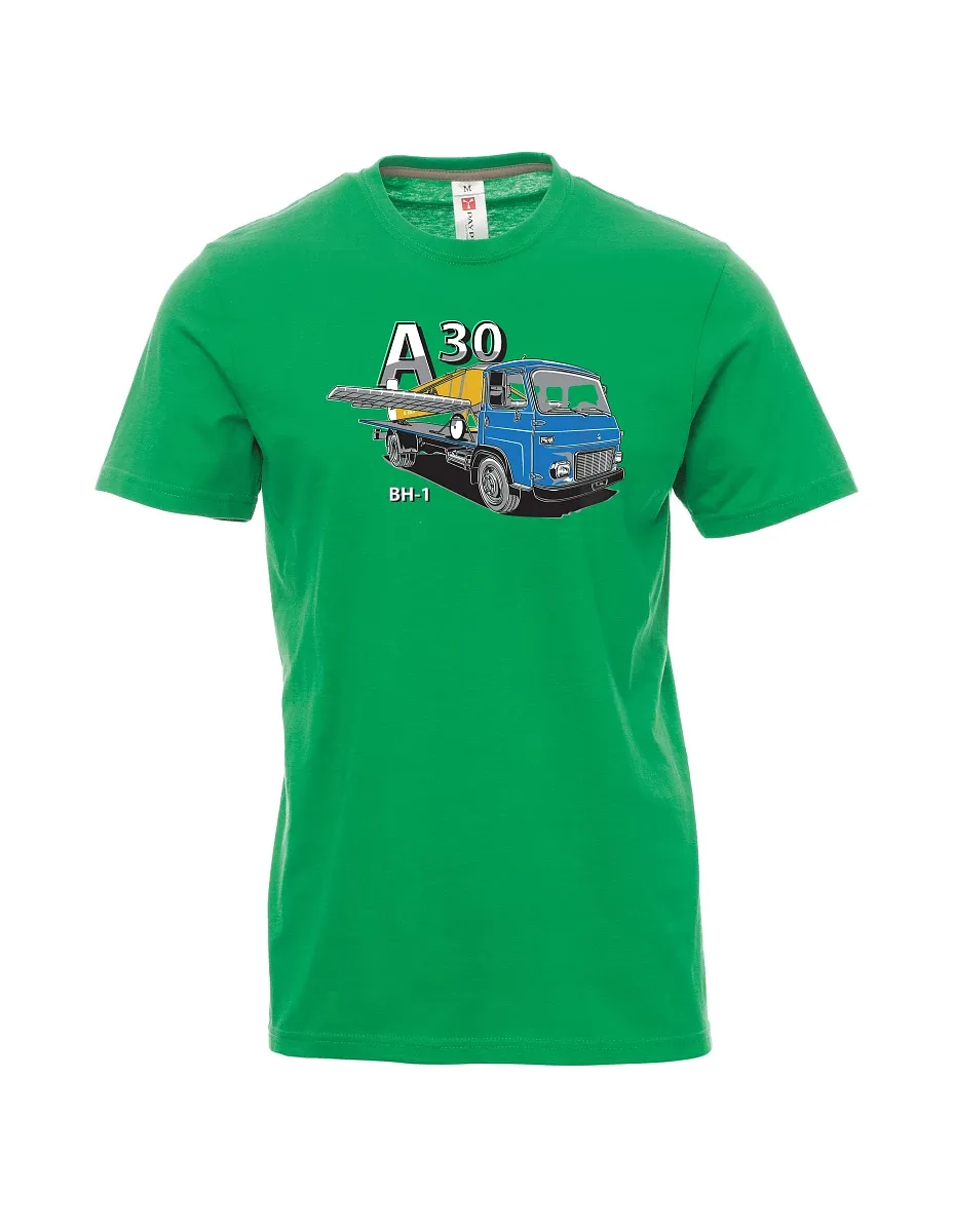 Green men´s T-shirt Avia A30 and airplane BH - 1