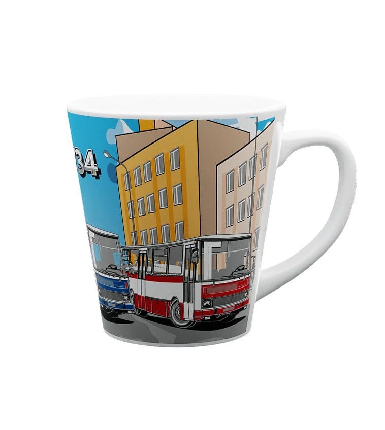 Ceramic mug bus C734 300 ml