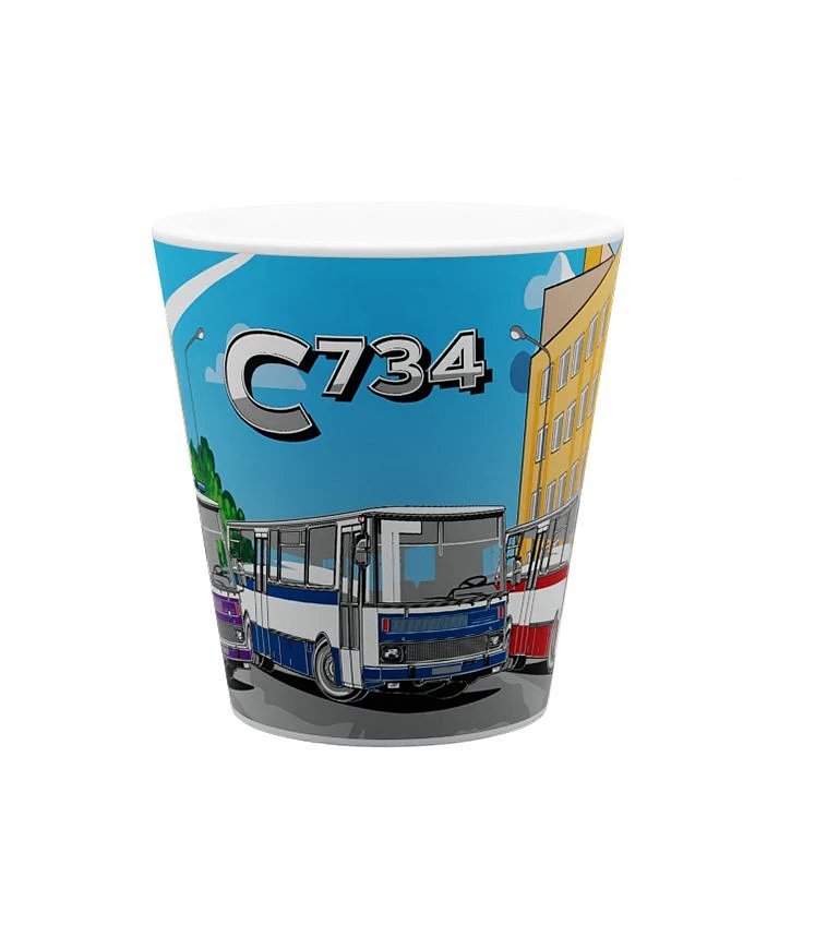 Ceramic mug bus C734 300 ml