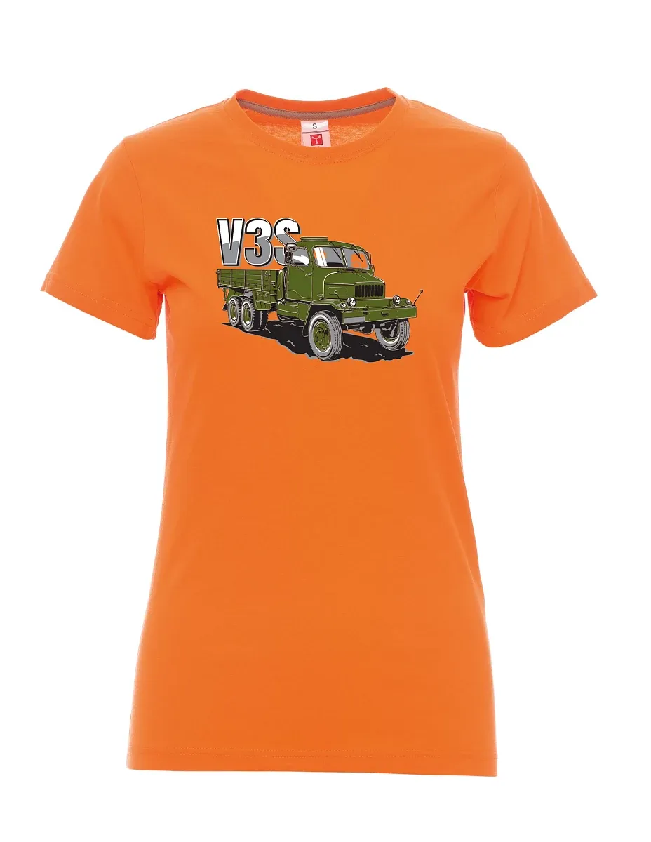 Family set of t-shirts Truck V3S Flatbed truck