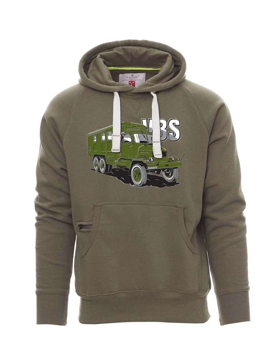 Khaki men´s sweatshirt Truck V3S  Cabinet