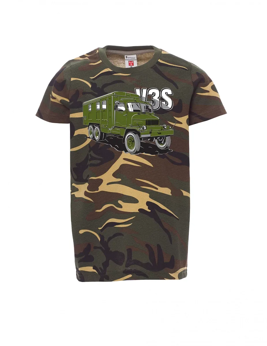Camouflage children´s T-shirt Truck V3S  Cabinet