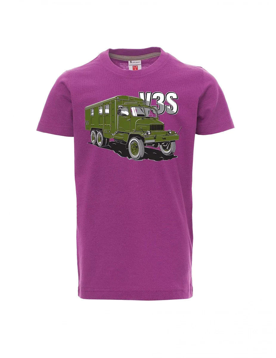 Purple children´s T-shirt Truck V3S  Cabinet