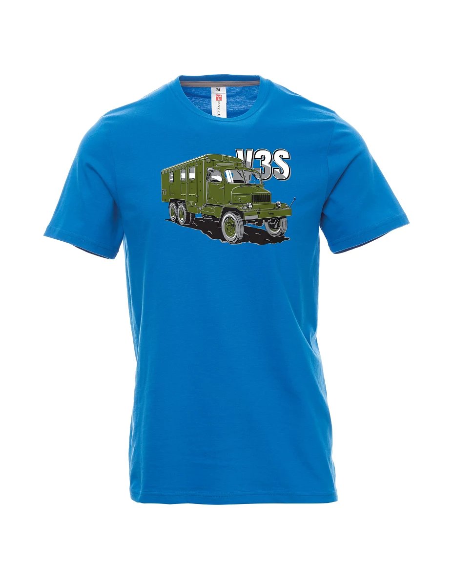 Light blue men´s T-shirt Truck V3S  Cabinet