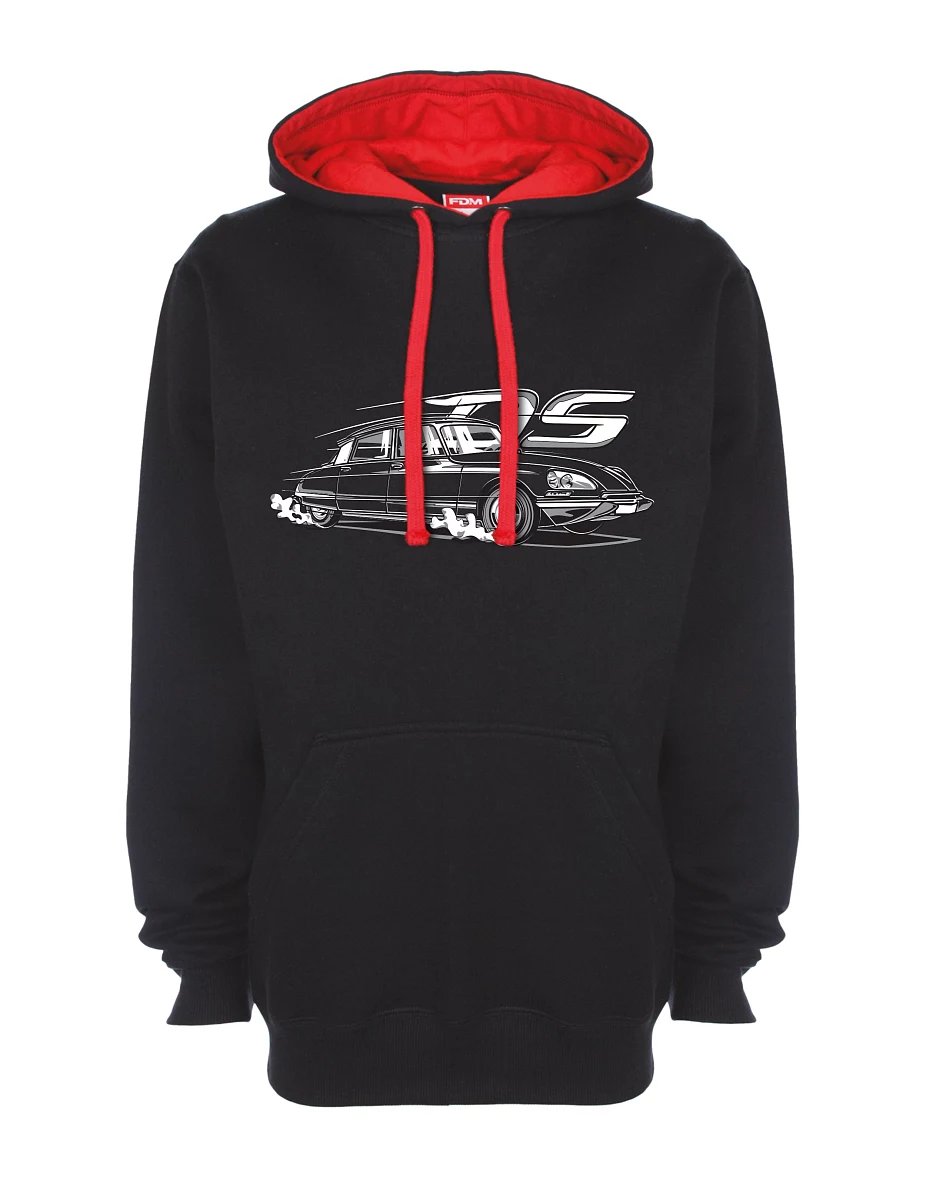 Red-black sweatshirt french veteran DS