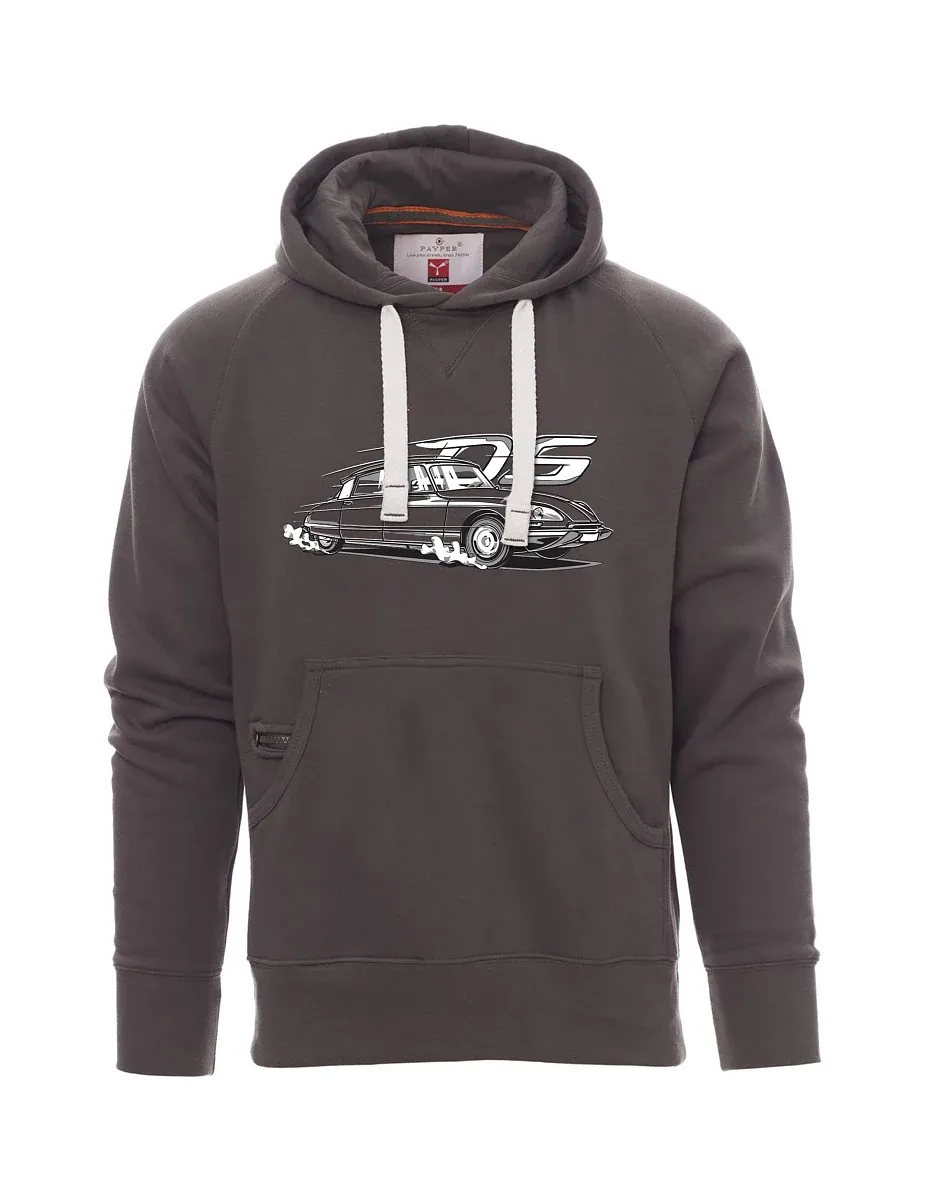 Grey men´s sweatshirt french veteran DS
