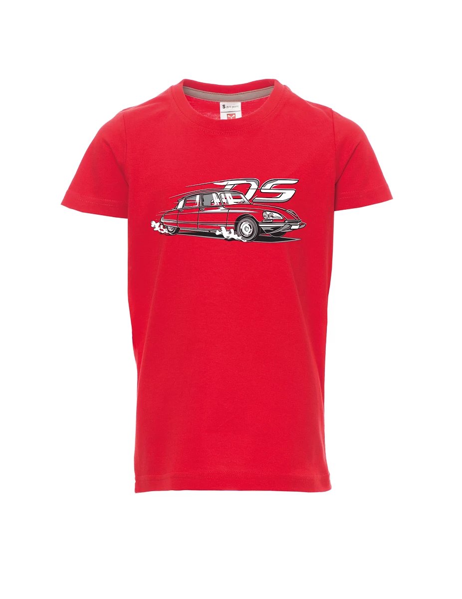 Red children´s T-shirt french veteran DS