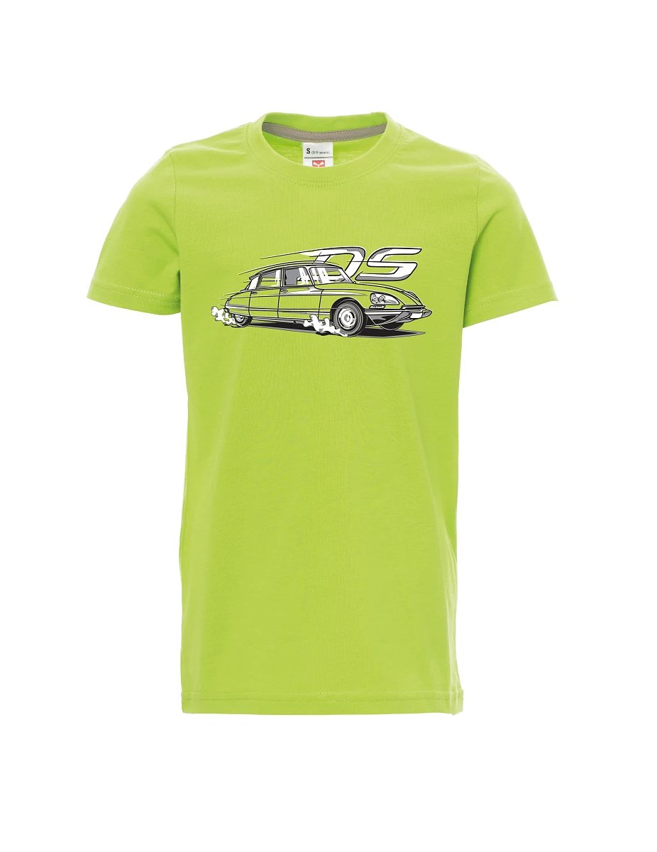 Light green children´s T-shirt french veteran DS