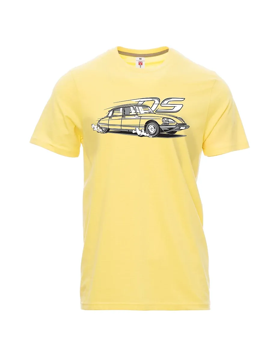 Light yellow men´s T-shirt french veteran DS
