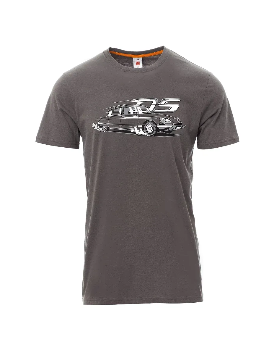 Grey men´s T-shirt french veteran DS