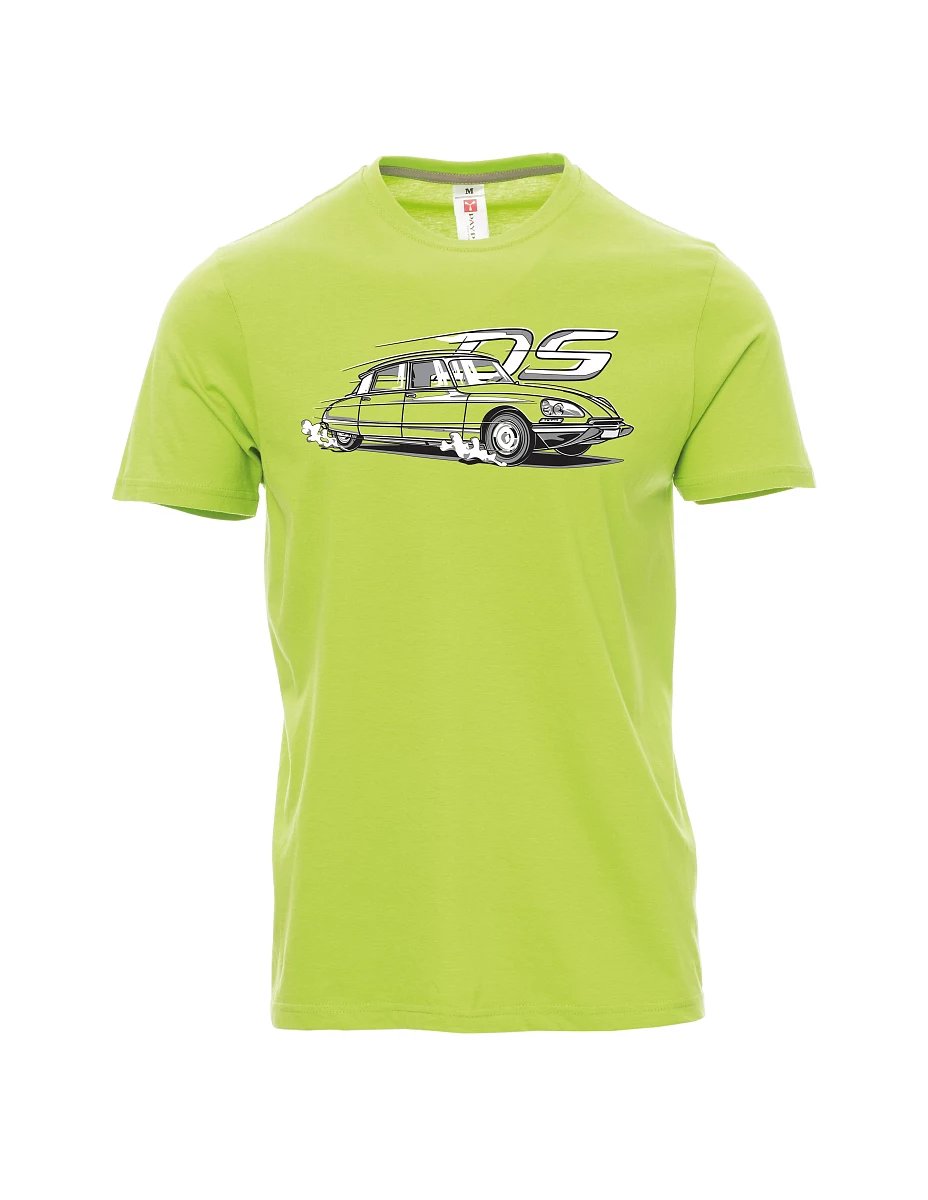 Light green men´s T-shirt french veteran DS