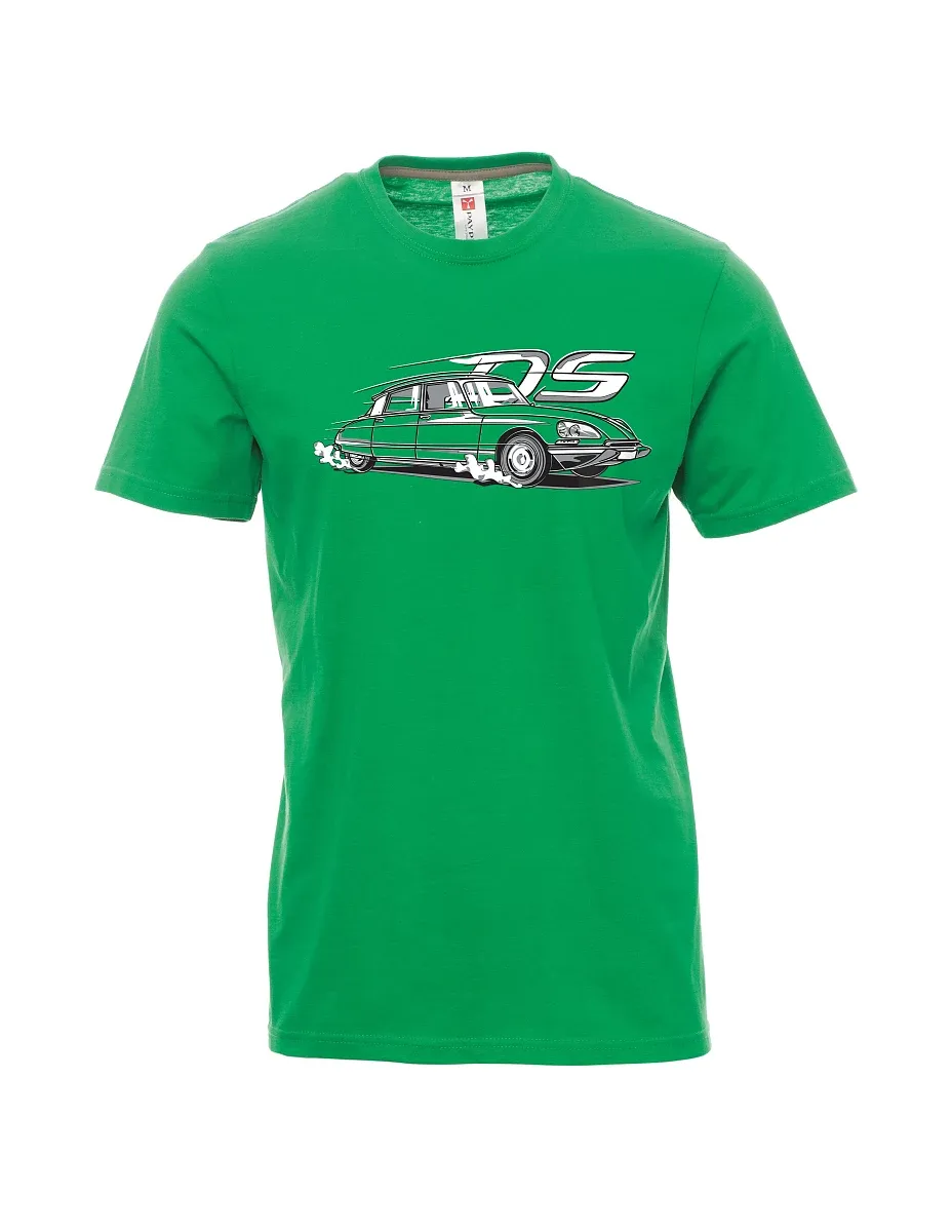 Green men´s T-shirt french veteran DS