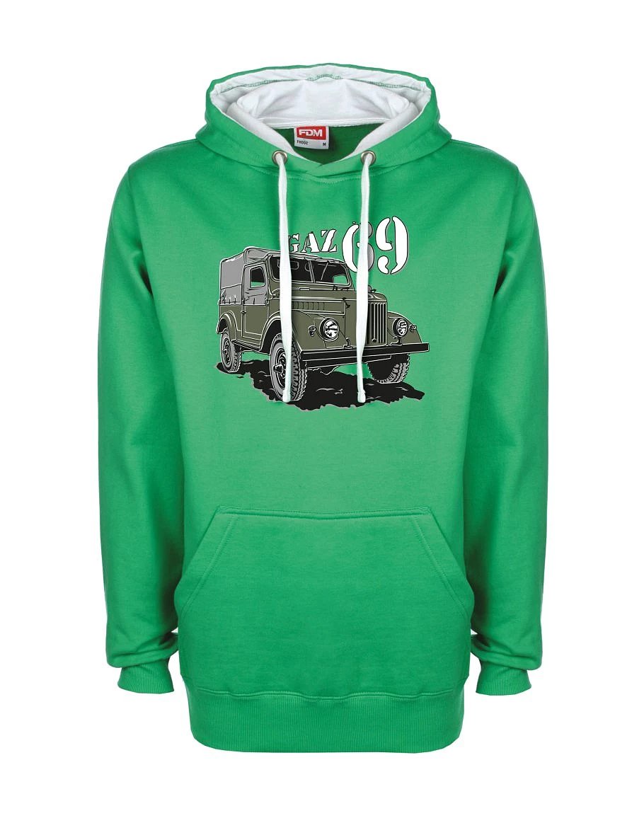 White-green sweatshirt GAZ 69