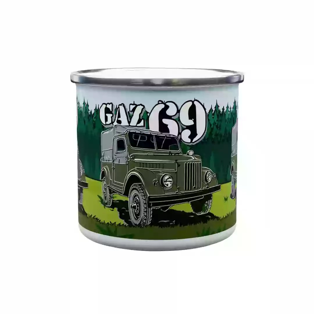 Tin mug GAZ 69 330 ml
