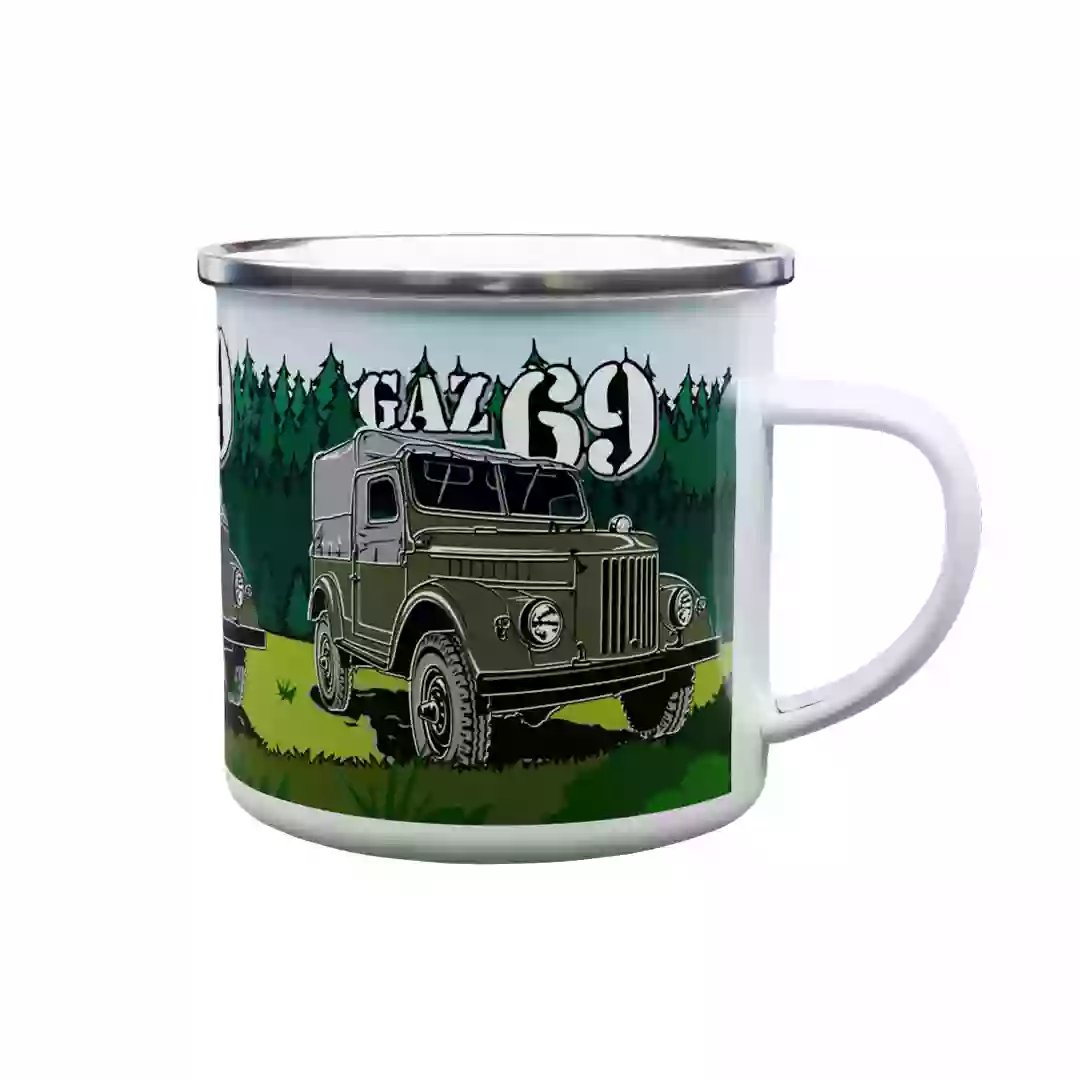 Tin mug GAZ 69 330 ml
