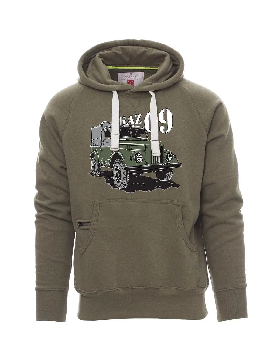 Khaki men´s sweatshirt GAZ 69