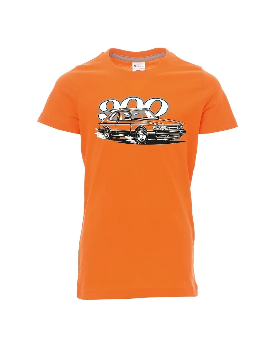 Orange children´s T-shirt Saabo 900