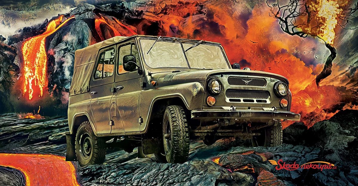 Towel 100x50 UAZ 469