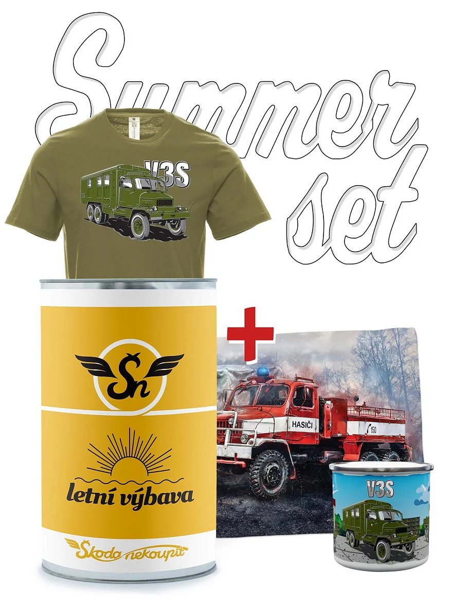 Gift summer set with Truck V3S Cabinet