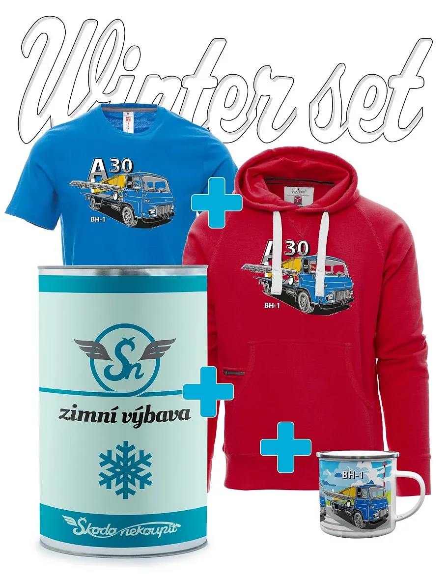 Gift winter set with Avia A30 and airplane BH - 1