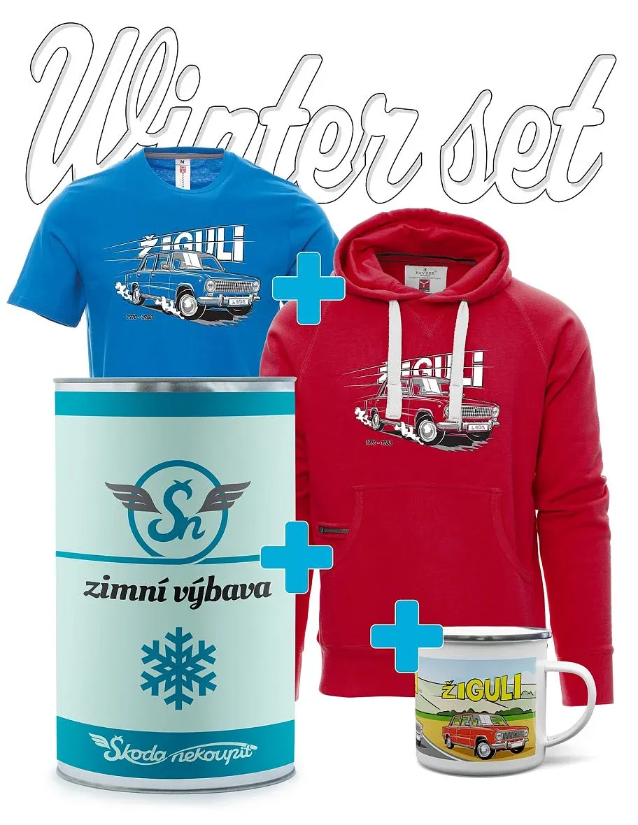 Gift winter set with Lada-Žiguli
