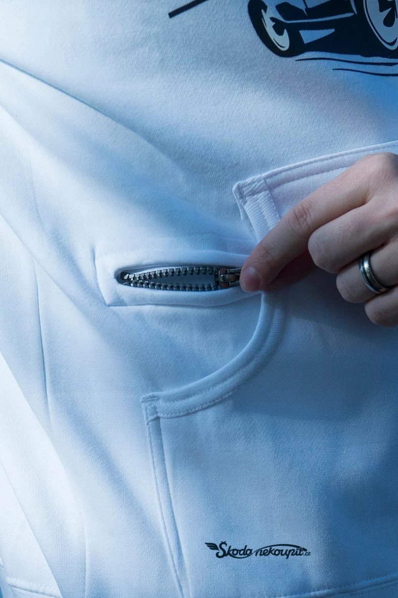 White men´s sweatshirt W123