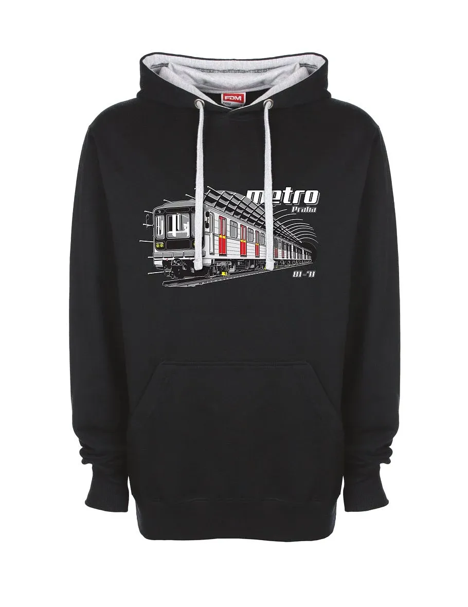 Grey-black sweatshirt Metro 81-71